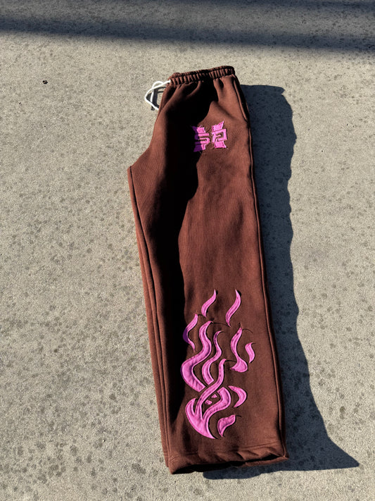 Mocha pink “SA” pants