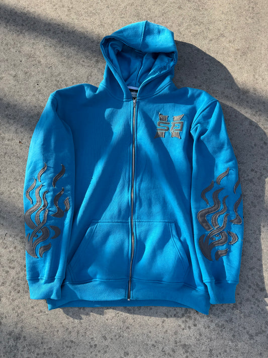 Blueberry “SA” zip up